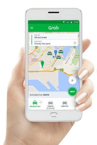 Grab スマートフォンアプリ